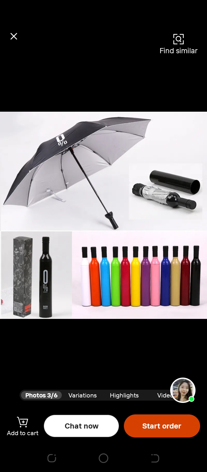 Bottle Umbrella